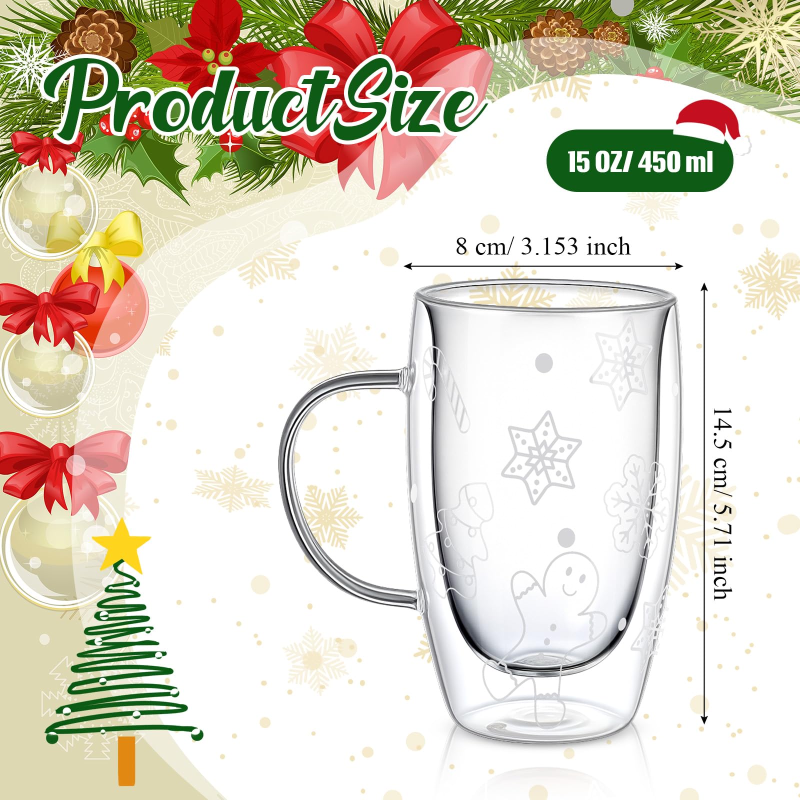 Sliner insulated double-wall mug set prevents condensation on cold drinks.