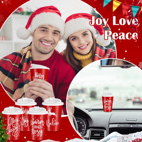 Sliner stackable cups, Christmas set saves cabinet space.