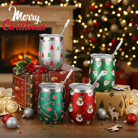 Sliner stainless steel insulated 12oz tumbler with sparkle