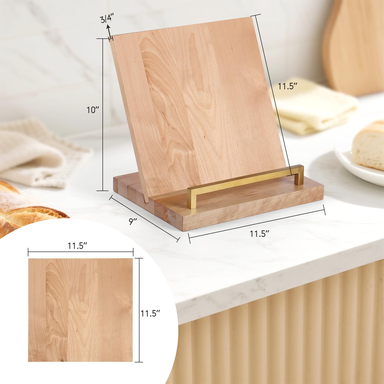 Slirike maple wood charcuterie board ideal for elegant entertaining and slicing