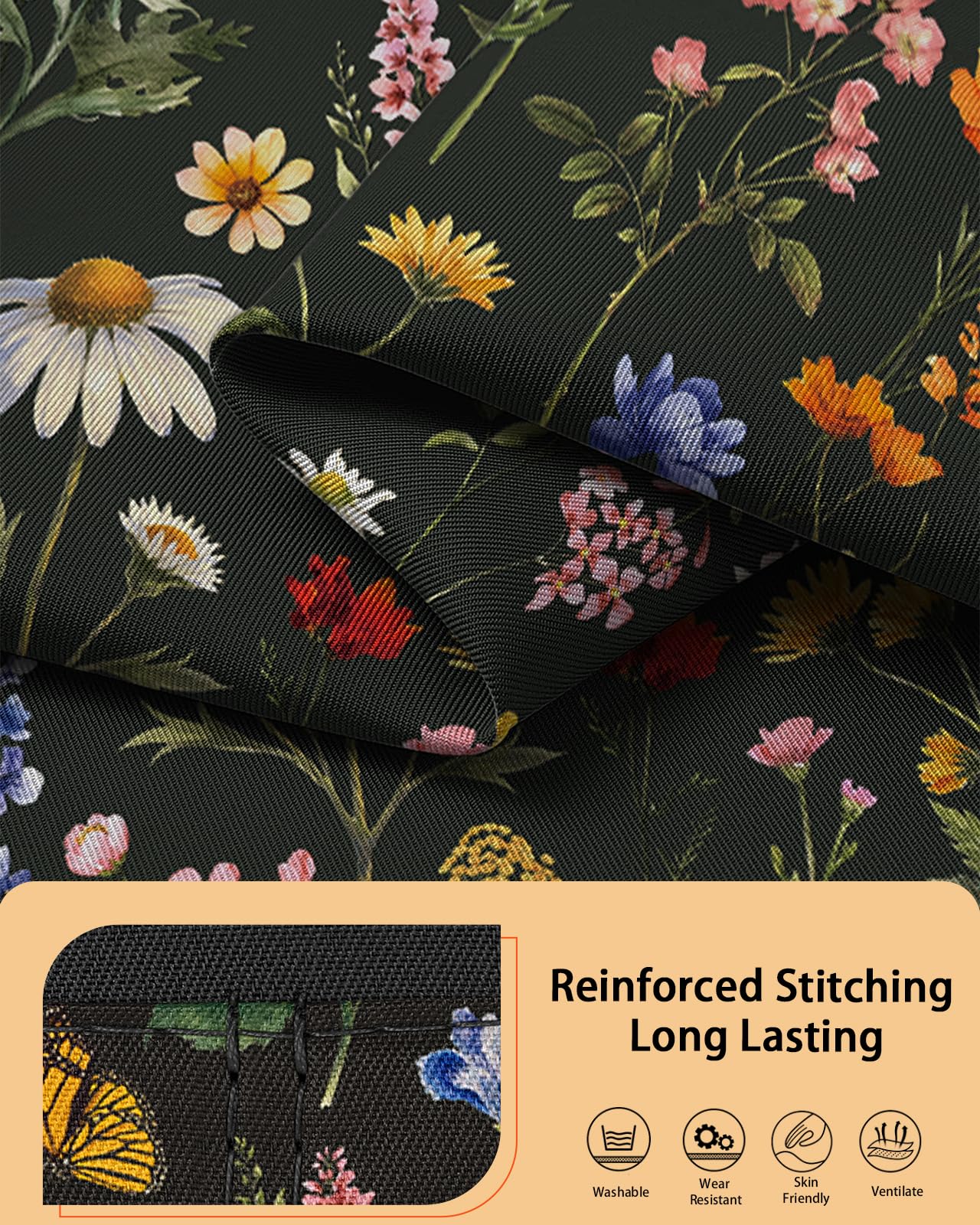 Slohif 6-pockets organize tools and receipts for smooth service