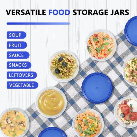 Slomg food-grade plastic freezer containers keep ingredients safe and reusable