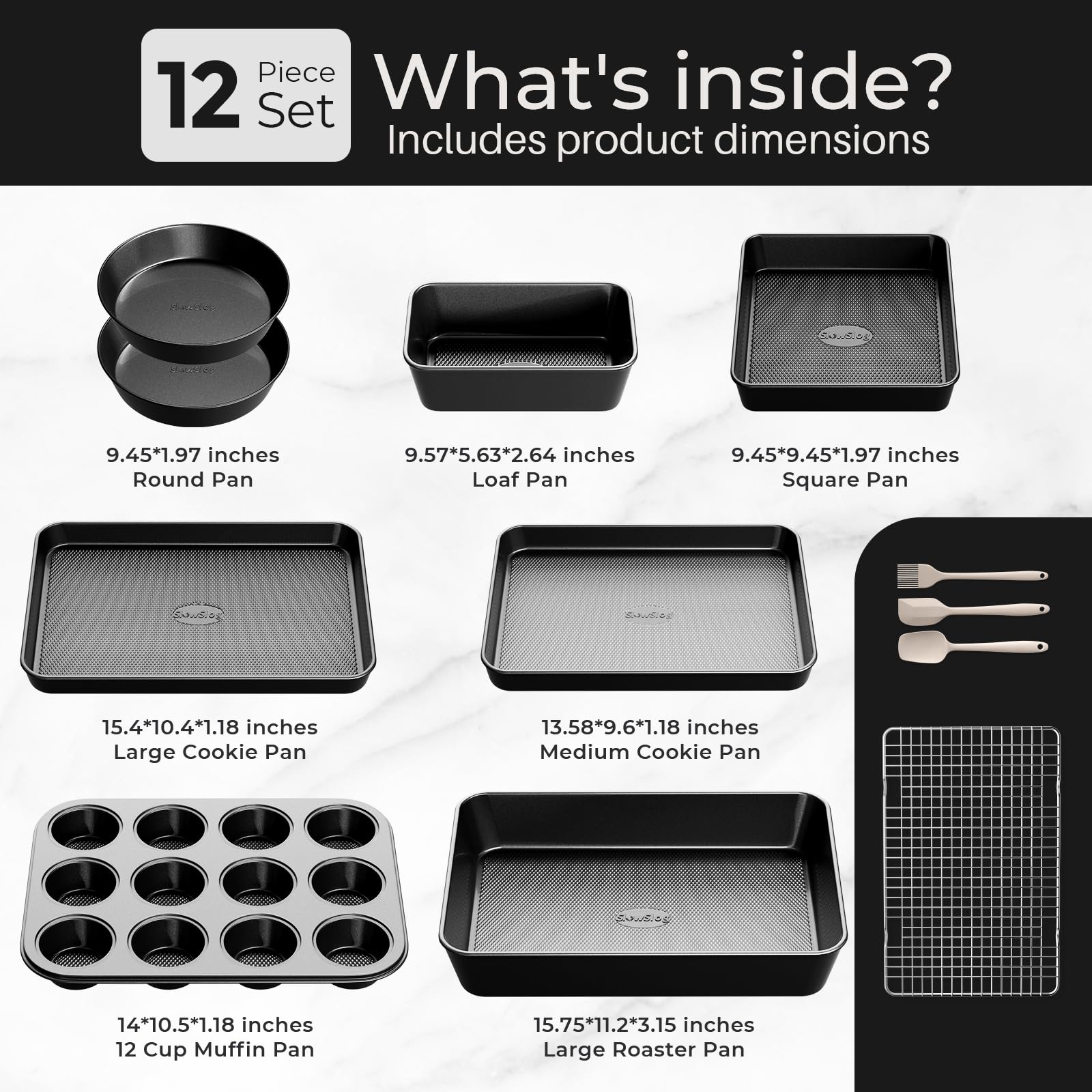Slow Slog carbon steel construction for durability and even heating.