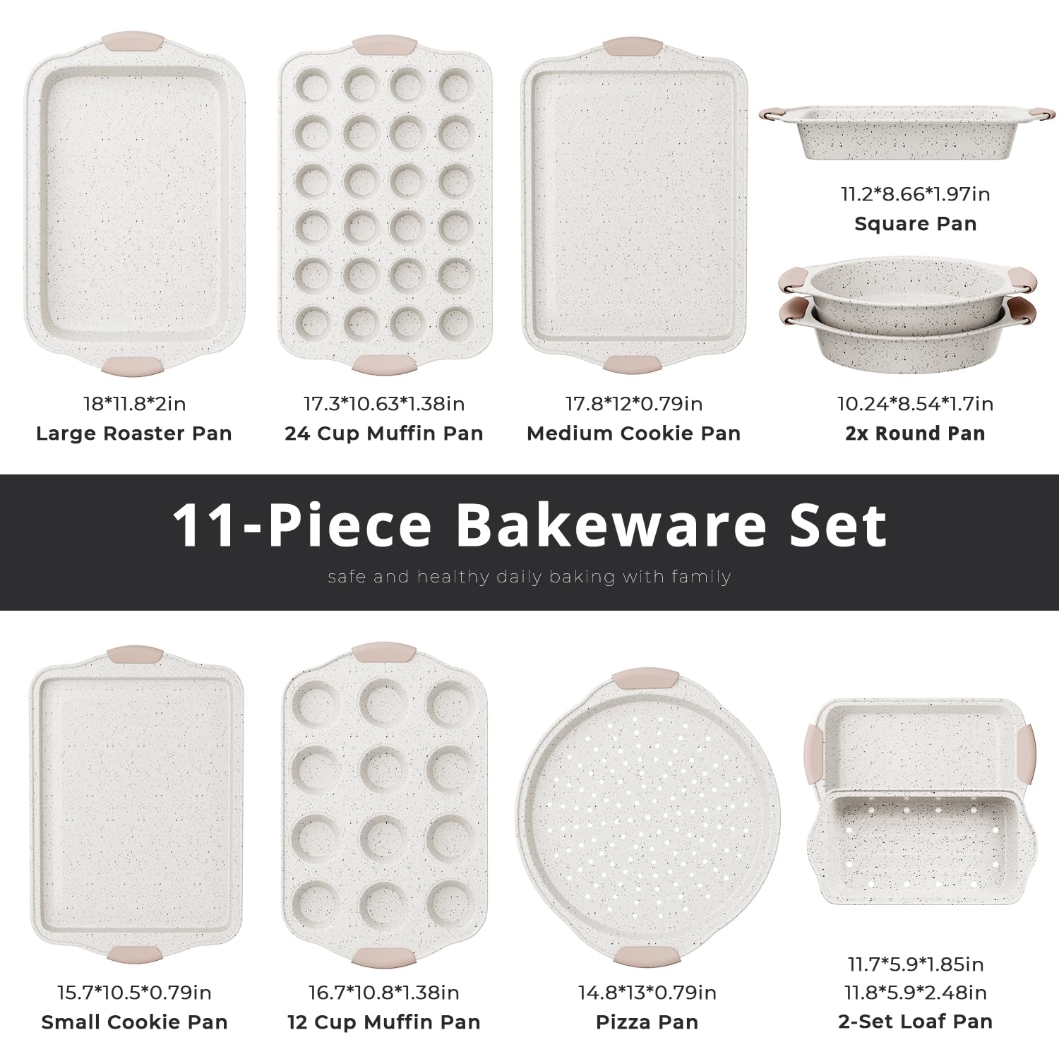 Slow Slog cookie sheets with nonstick release for easy baking and cleanup.