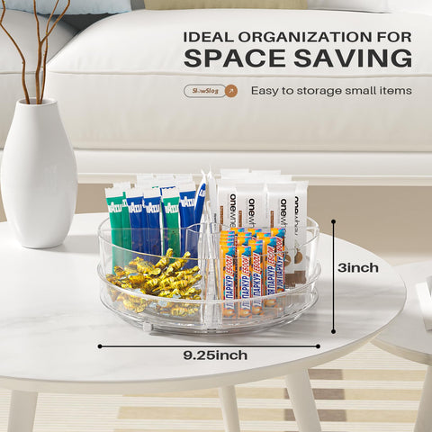 Slow Slog smooth-rotation lazy susan ensures effortless spinning every time.