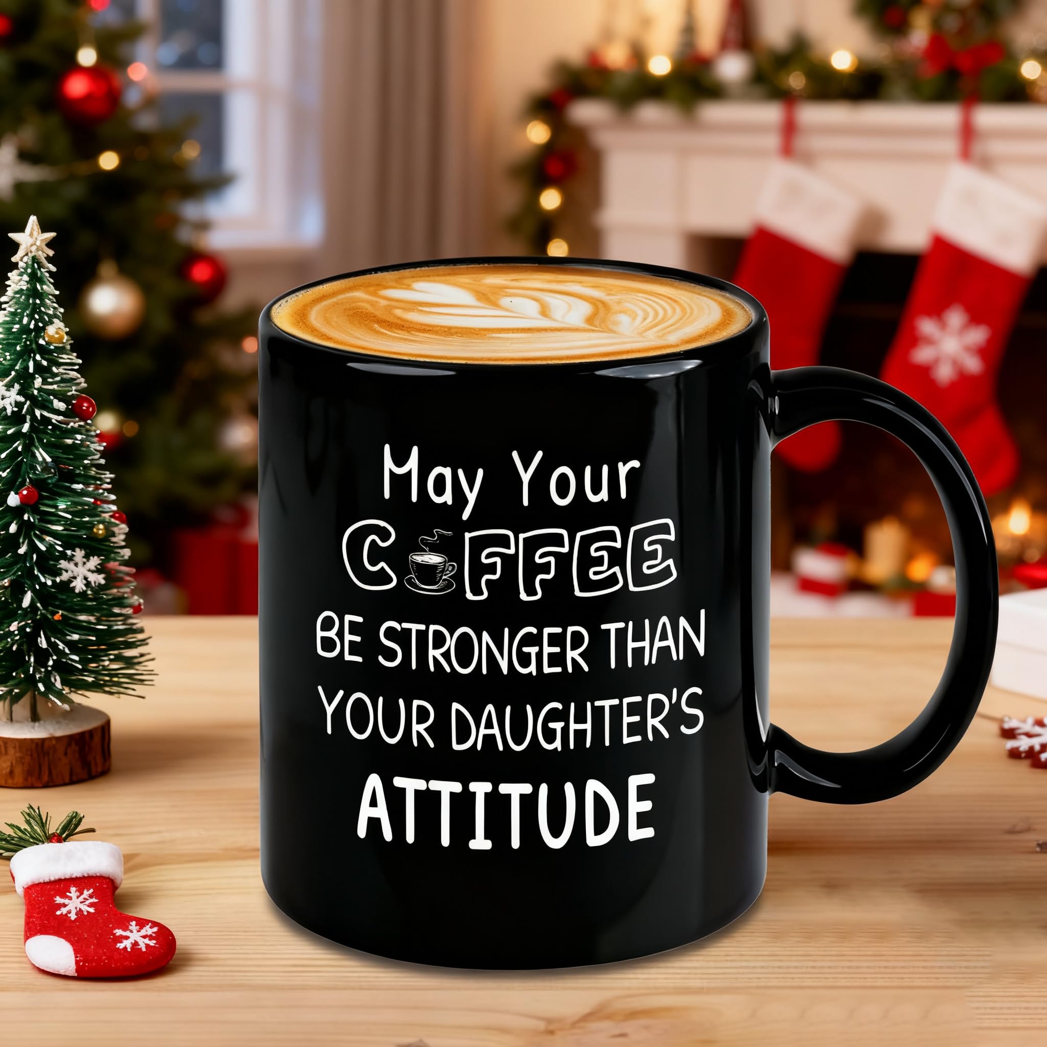 Slugeren Christmas gift mug for Dad, 11oz capacity and sturdy ceramic.