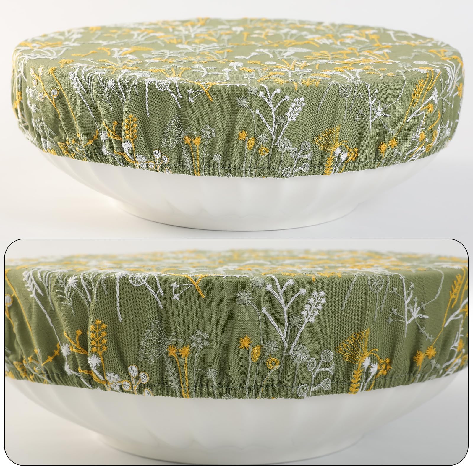 Slyitokbhr medium bowl cover fits 7–9 inch bowls for mixing