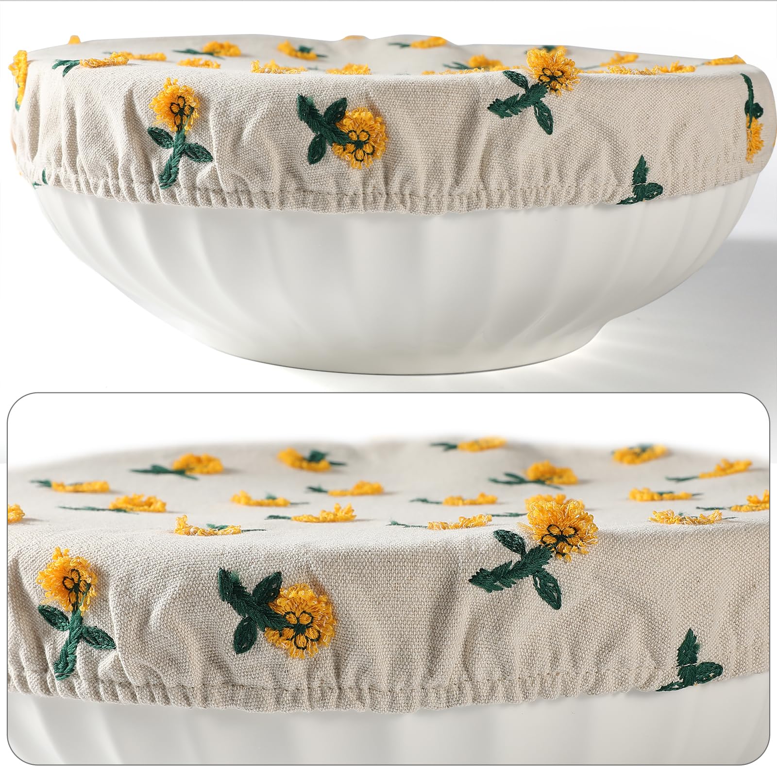 Slyitokbhr bowl covers for salad and fruit preserve freshness.