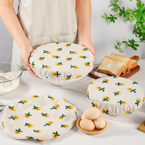 Slyitokbhr reusable cotton-linen covers reduce waste.