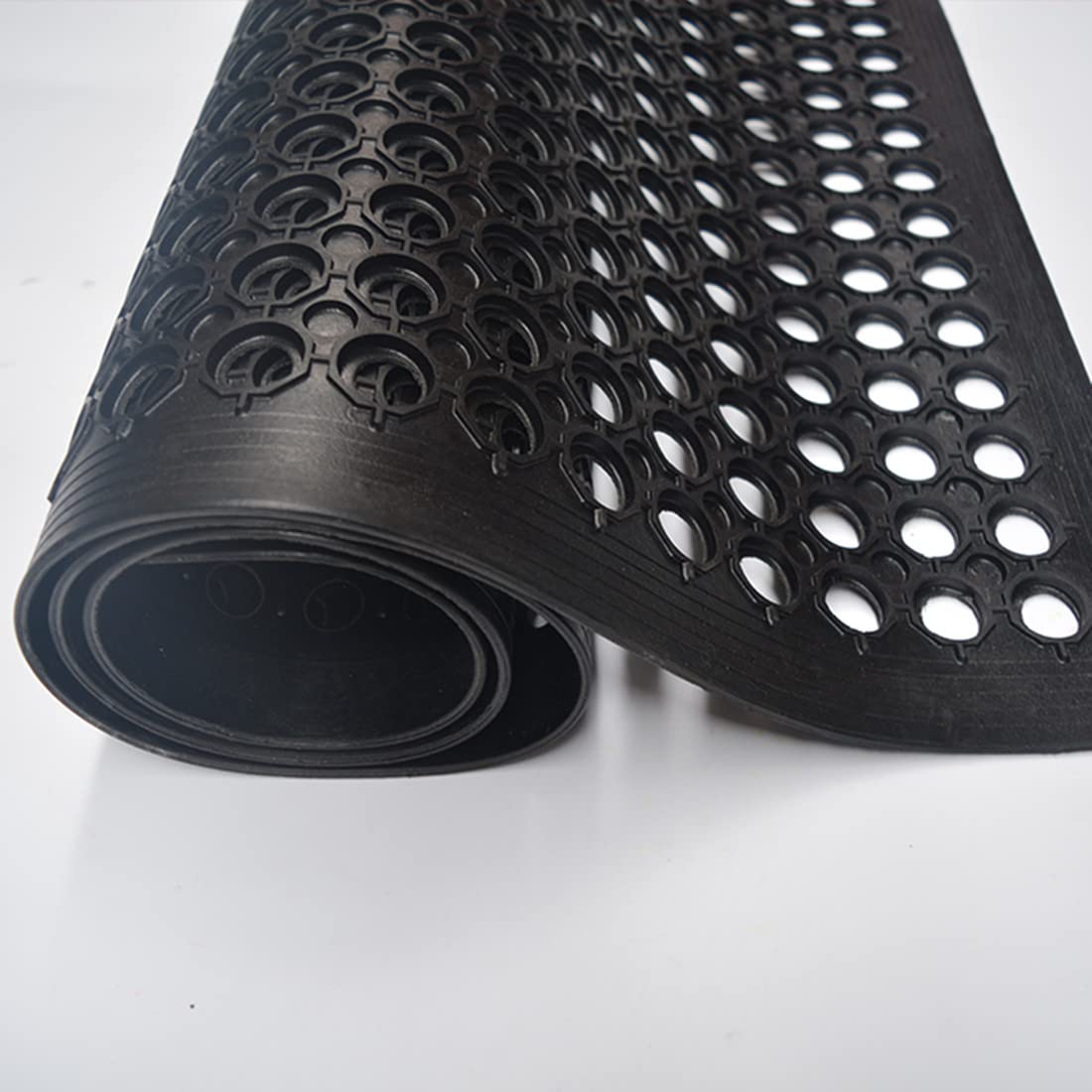 smabee hexagonal drainage holes reduce liquid pooling for cleaner floors