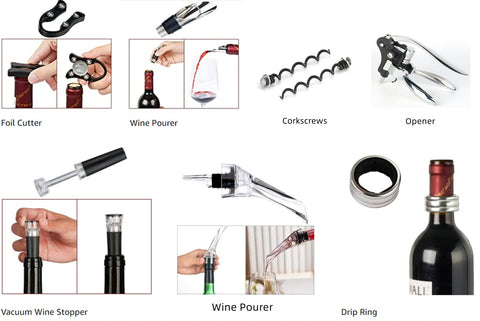 Smaier wine aerator pour enhances aroma during serving.