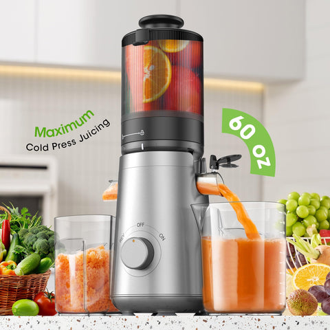 SMALLHOO juicer 3-piece design enables quick assembly and cleaning