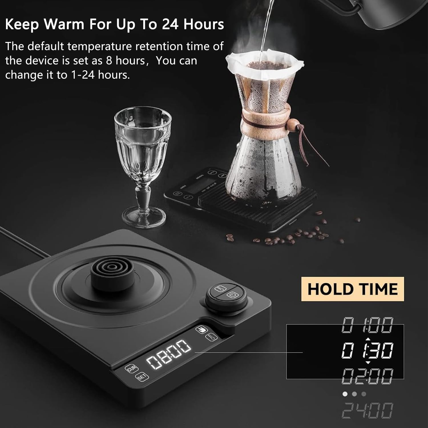 SMANGPER keep-warm feature to maintain temperature overnight