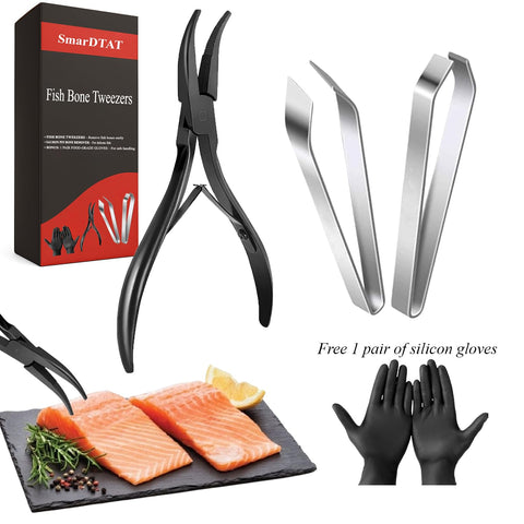 SmarDTAT fish skinning pliers help clean skin without tearing delicate flesh.