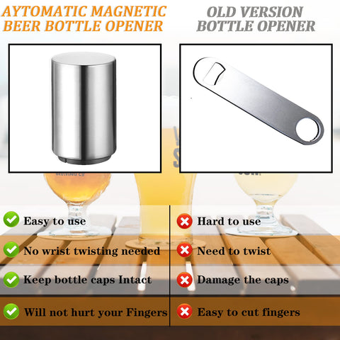 SmaringRobot stainless steel bottle opener combines durability with a sleek look.