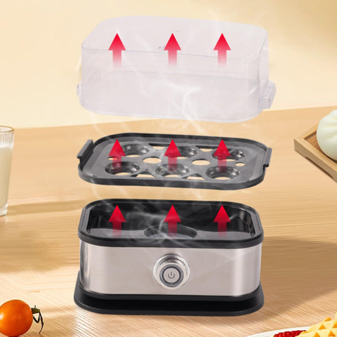 Smart Egg Cooker compact, easy-clean design saves space
