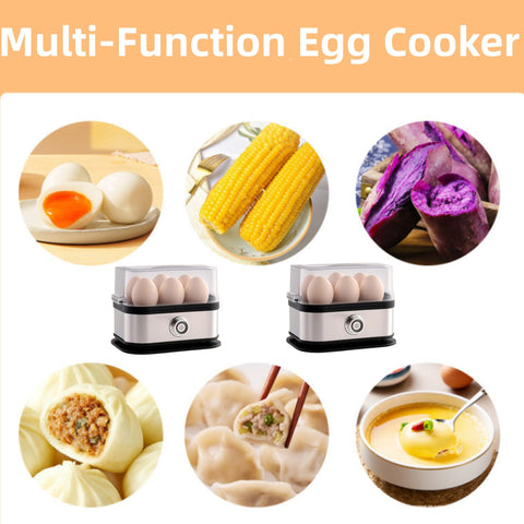Smart Egg Cooker versatile for eggs and vegetables