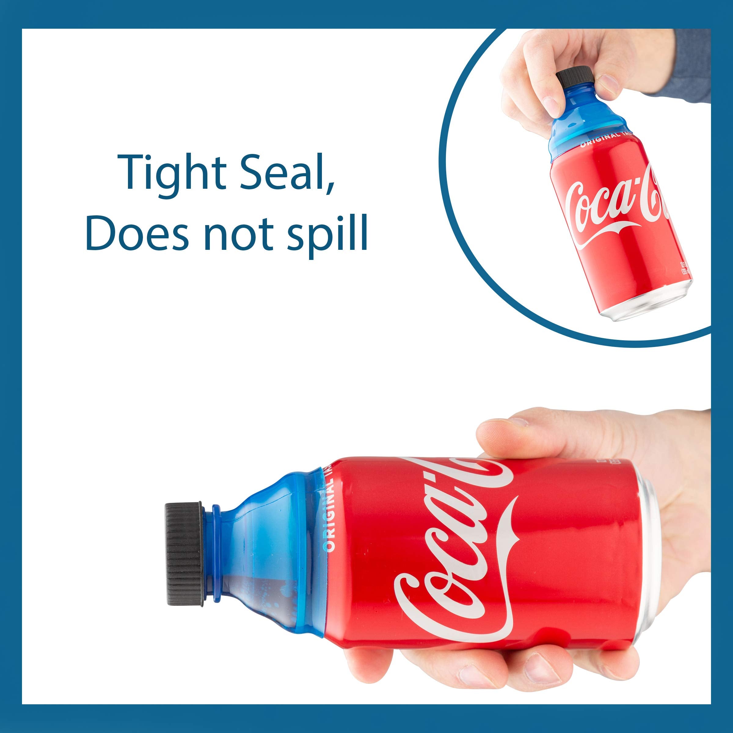 Smart House Inc snap-on lid on a can shows easy, instant use.