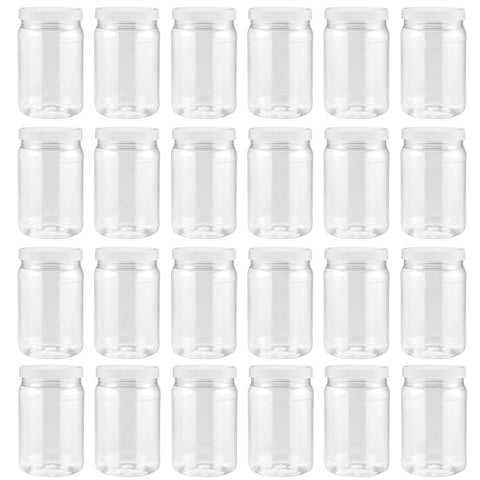 SMART SOLUTIONS clear mason jar 18oz front view for crafts and pantry organization