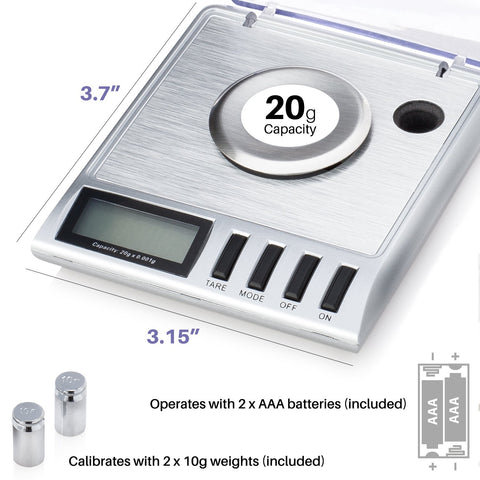 Smart Weigh GEM20 digital display for quick, precise reads.