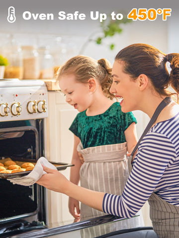 SMARTAKE 12x16 sheets fit half-sheet pans for standard kitchen use.