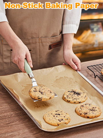 SMARTAKE parchment withstands up to 450°F for baking, grilling, and steaming.