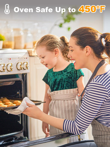 SMARTAKE 12x16 parchment fits half-sheet pans for efficient batch baking.