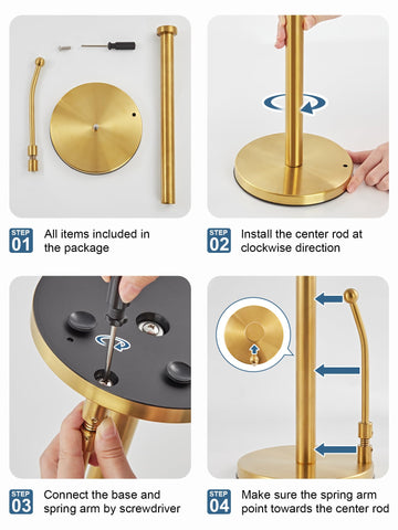 SMARTAKE easy-carry handle top allows moving the holder anywhere.