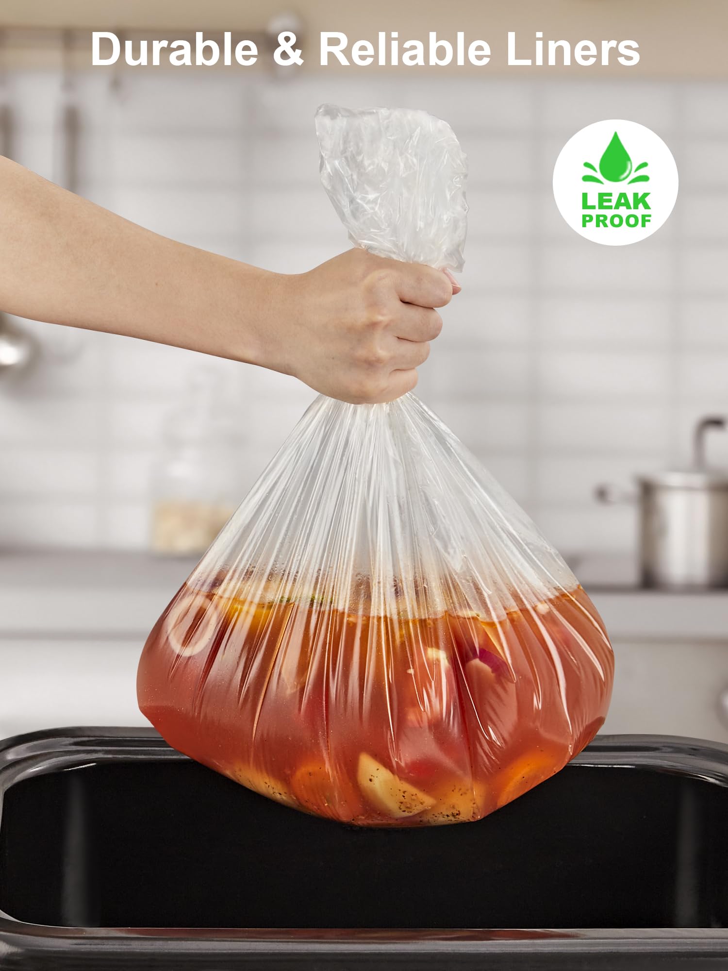 SMARTAKE liners fit 16, 18, 22-quart roasters for versatile cooking