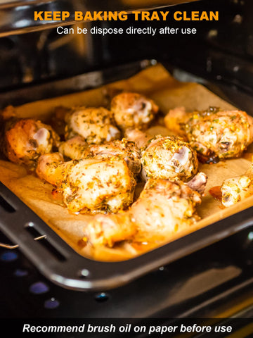 SMARTAKE non-stick parchment sheets ensure easy release of cookies and pastries