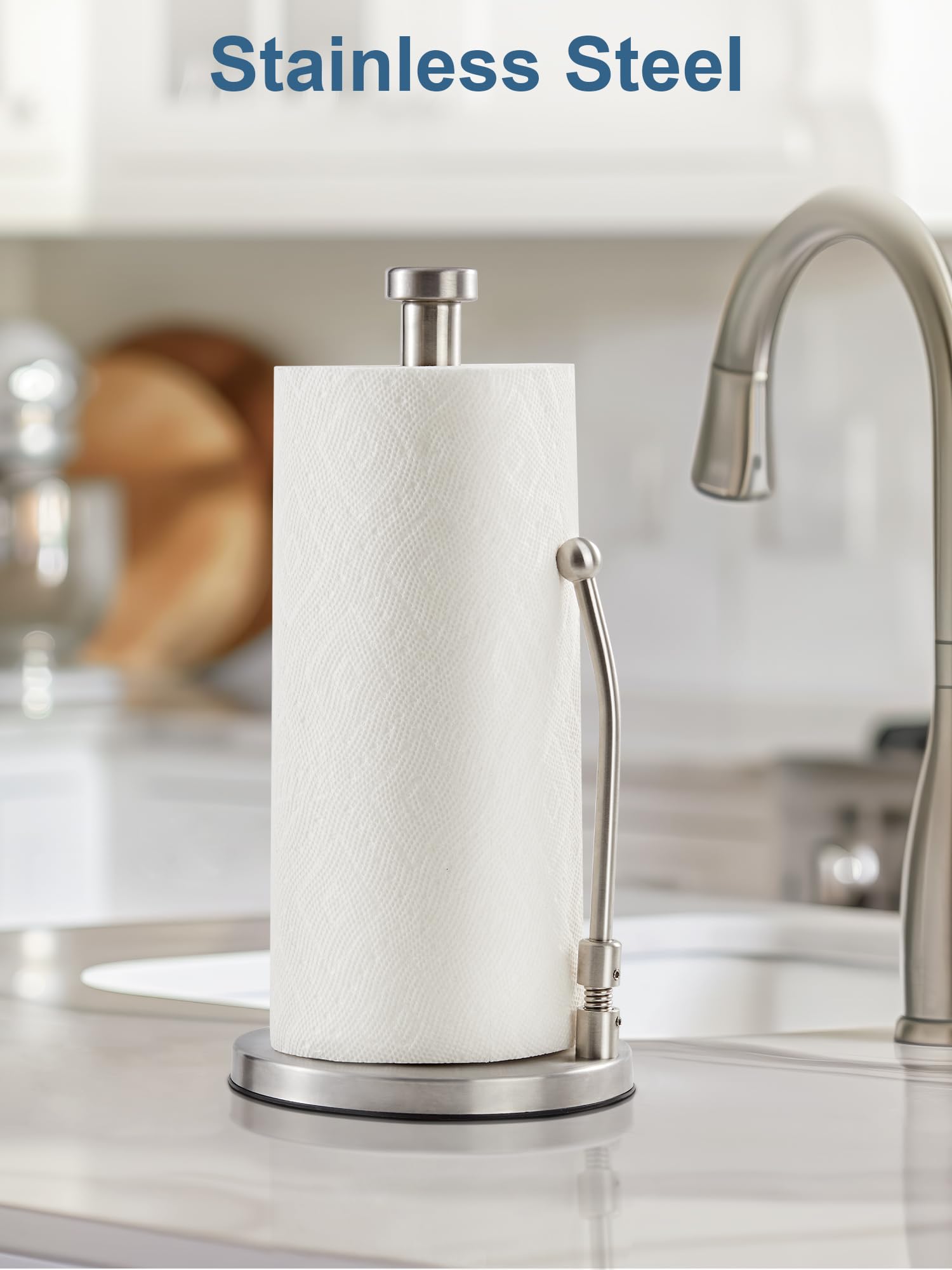 SMARTAKE silver finish complements modern kitchen decor.