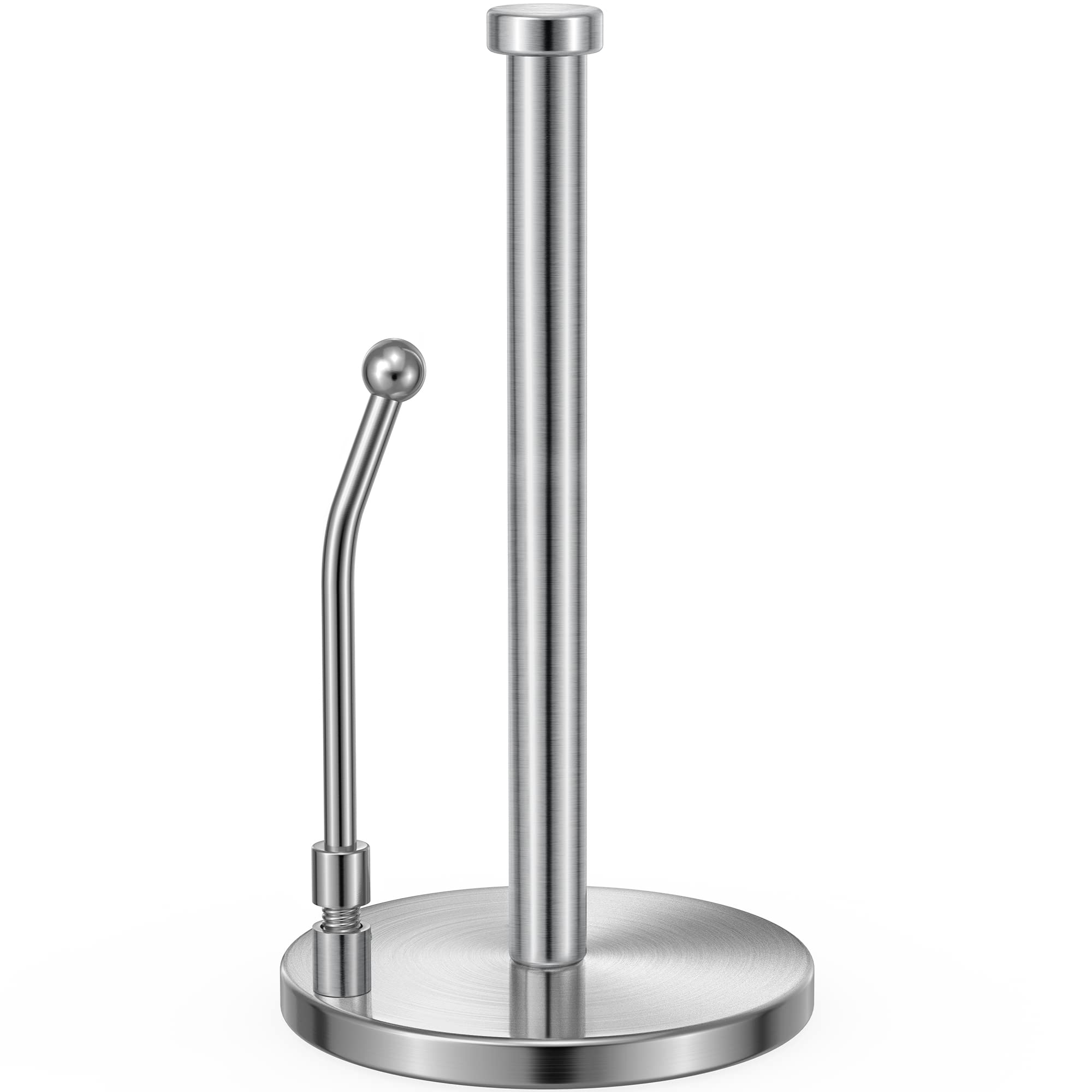 SMARTAKE paper towel holder with widened top handle for easy carrying.