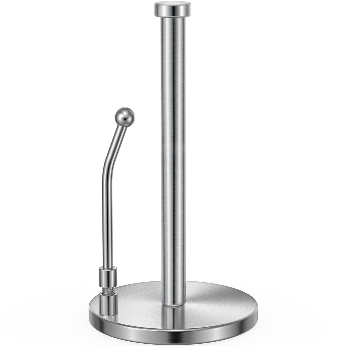 SMARTAKE paper towel holder with widened top handle for easy carrying.