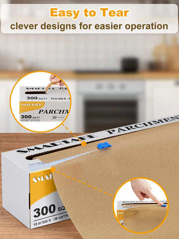 SMARTAKE recyclable packaging supports easy disposal after use.