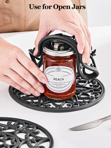 SMARTAKE trivet mats pot handle protector reduces direct contact with hot surfaces