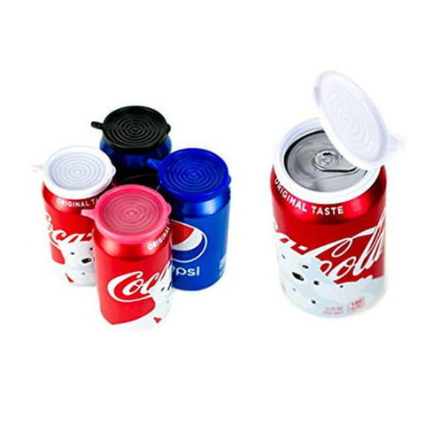 Smarter-Seal can lid on a colorful can preserves fizz and freshness.