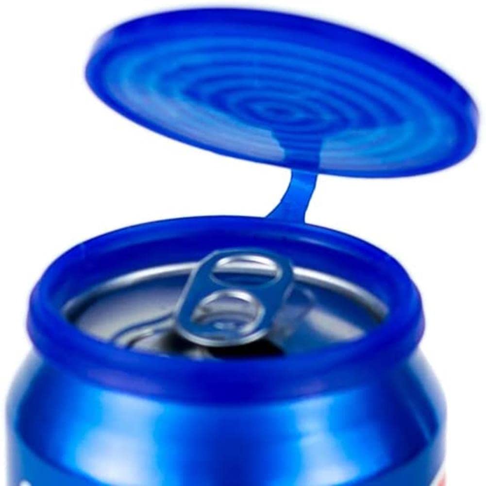 Smarter-Seal lid covers the can top for cleaner, safer drinking.