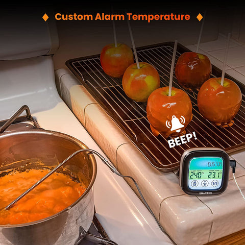 SMARTRO ST59 countdown timer alerts when cooking time ends.