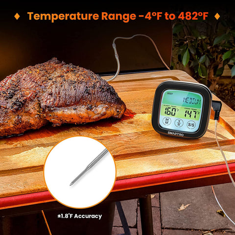 SMARTRO ST59 touch-screen helps adjust temperatures with ease.