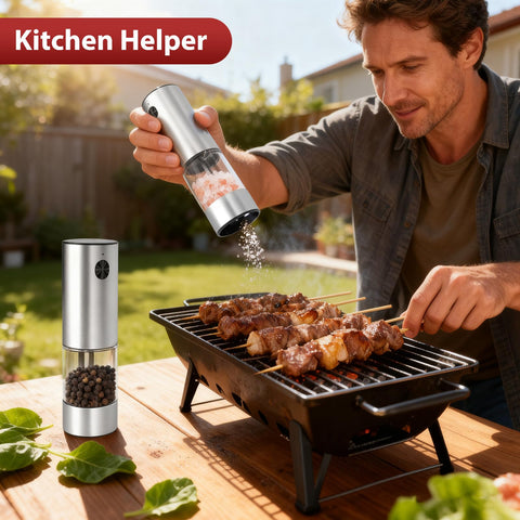 Gift ready SmartTrends set with two grinders and charging base