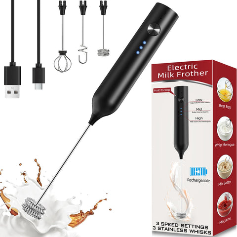 SmartTrends Milk Frother in a compact design for easy storage and quick frothed milk.