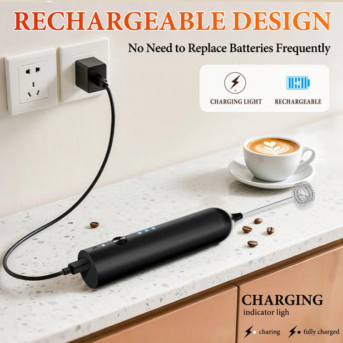 SmartTrends Milk Frother with removable whisks for versatile mixing.