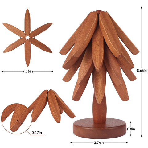 Smartwikiit tree stand storage showing tidy trivets after cooking
