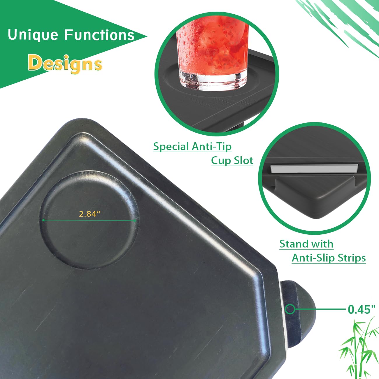 Smatdecis natural bamboo material provides eco-friendly, durable surface for daily use