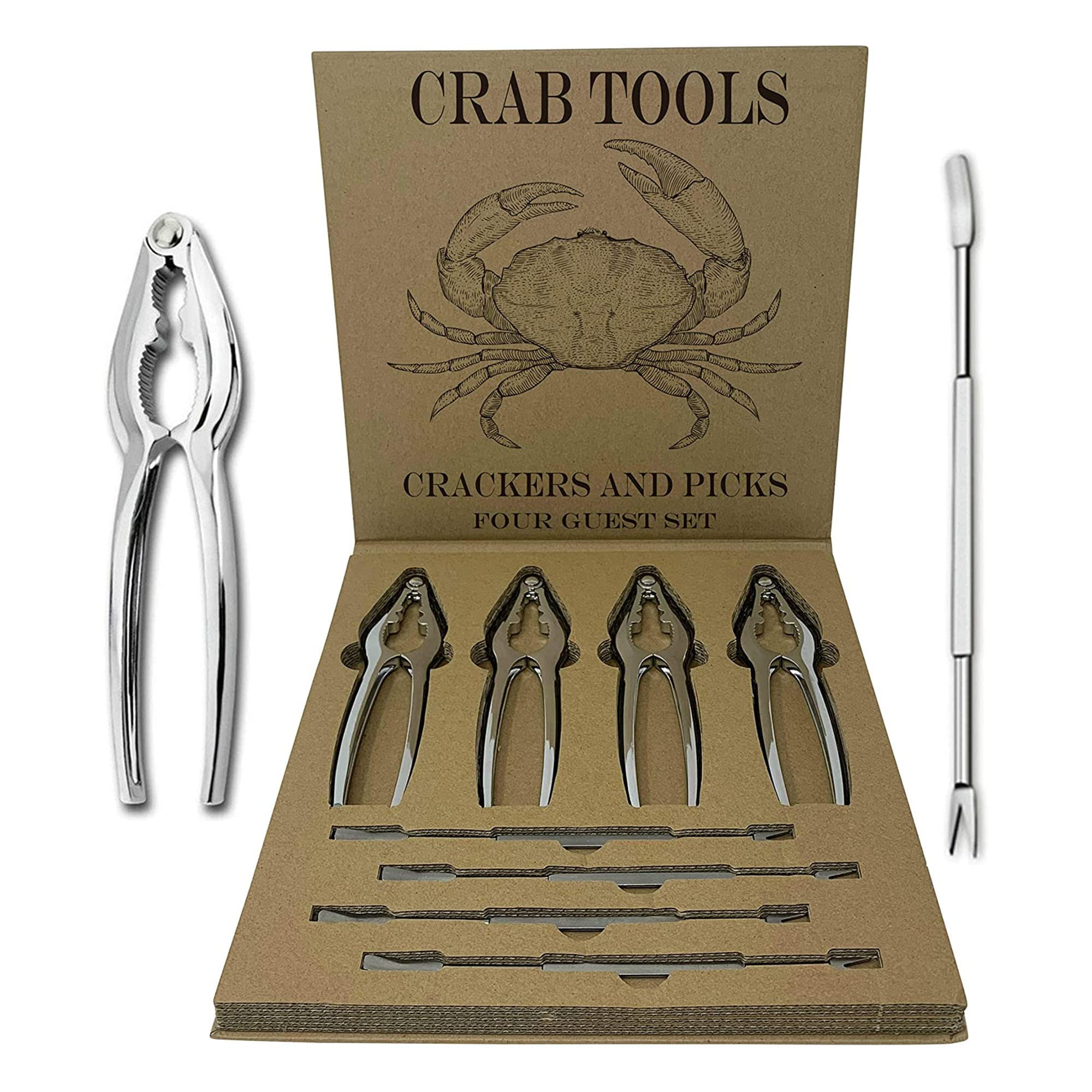 Smedley York crab leg crackers set of four for effortless cracking at home.