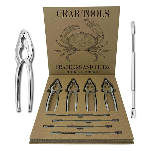 Smedley York crab leg crackers set of four for effortless cracking at home.