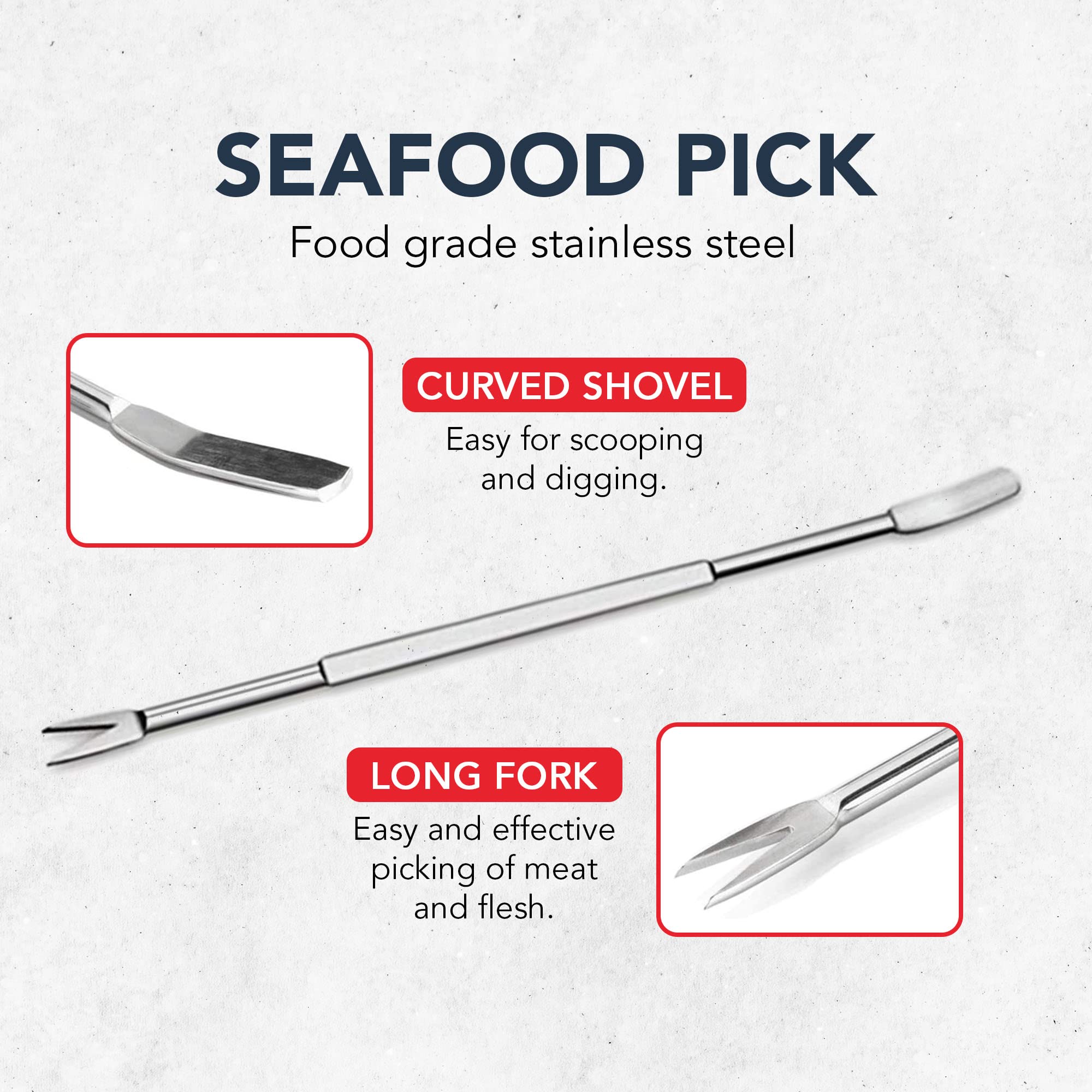 Smedley York ergonomic cracker handles reduce hand strain.