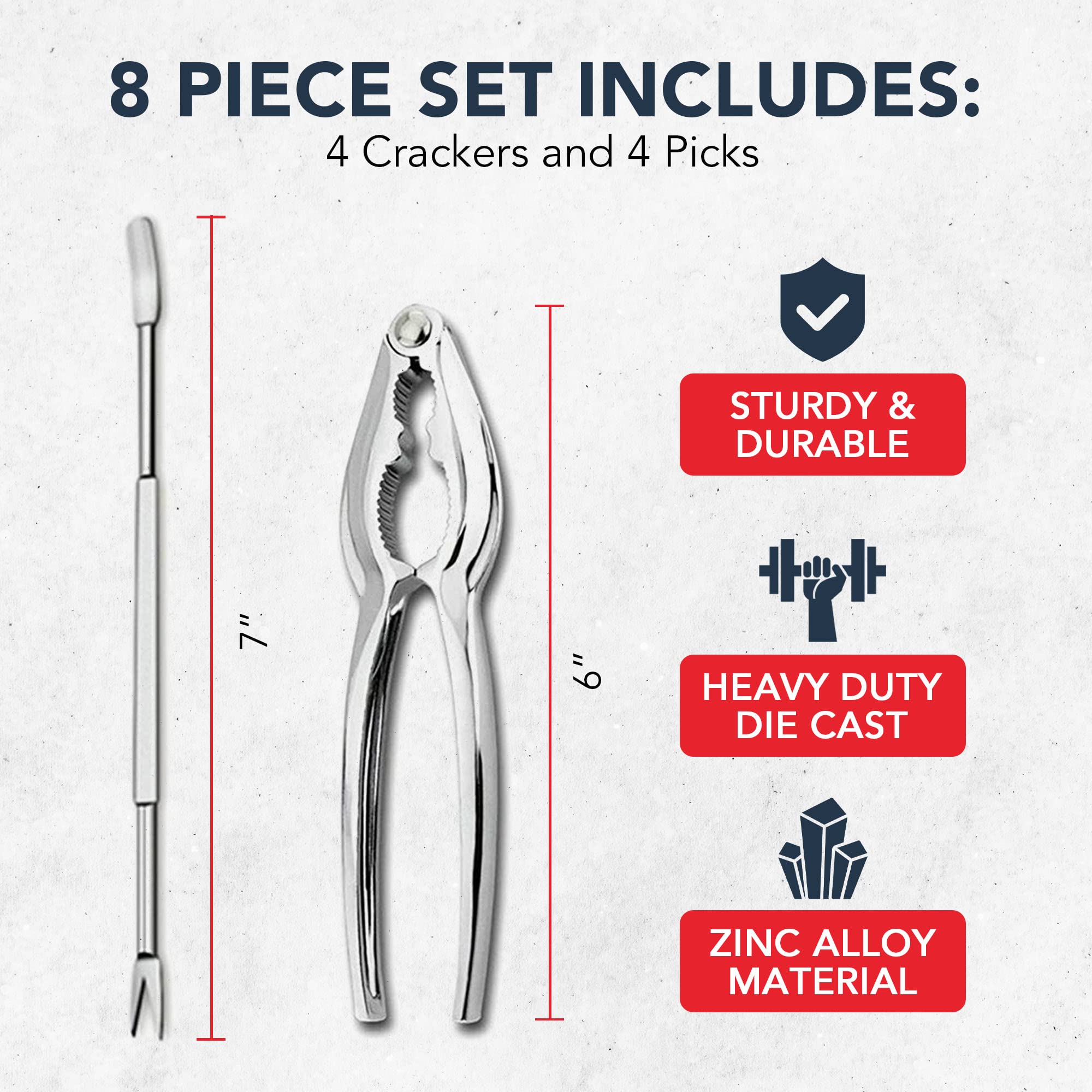 Smedley York lobster picks stainless steel for precise meat removal.