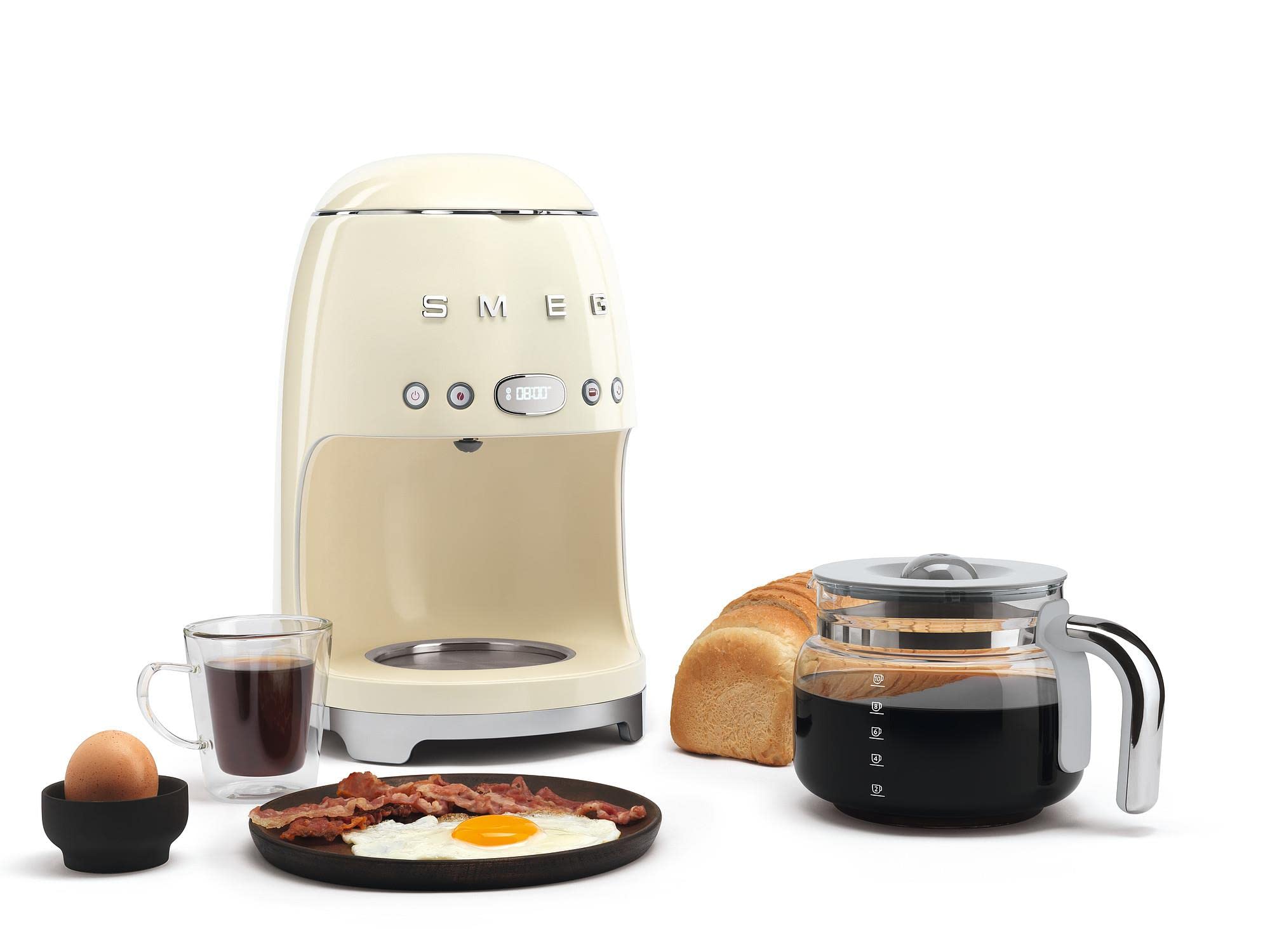 Smeg 50's Retro carafe compatible with the DCF02 overflow coffee maker.