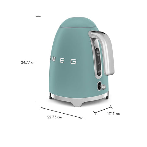Smeg KLF03 generous capacity supports multiple brews for gatherings.